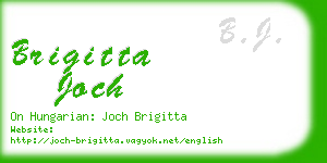 brigitta joch business card